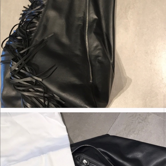 Isabel Marant Eedna Black Leather Hobo Bag - Picture 7 of 9